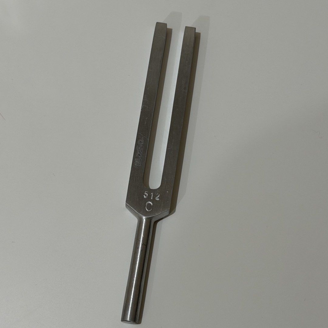 Medical Neuroligical Tuning Fork 512 HZ (Category: Medical Supplies & Tools) located in Quezon City. Submitted by spearjean (Listing ID 1444261921, Image 1). Description: Medical tuning fork - 512 hertz - almost not used - with plastic pouch - rfs: decluttering med materials location: quezon city (near sm sta mesa) mop: gcash mop: jnt.