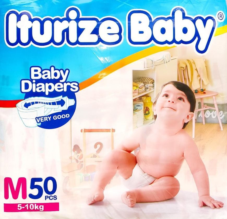 Mommy's Choice Diaper by Iturize Medium 50pcs (Category: Diapers & Baby Wipes) located in Manila. Submitted by memorylanestore (Listing ID 1444140136, Image 1). Description: Double Absorption - Dual-core fast absorbency, super leak lock and moisture holding, making your baby more comfortable. Breathable Backsheet - Innovative design with breathable backsheet, fast heat and moisture dispersing reducing skin irritation, keeping dry and comfy during
