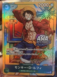 monkey.d.luffy (Secret Rare) Grand Asia Open 2024, Toys