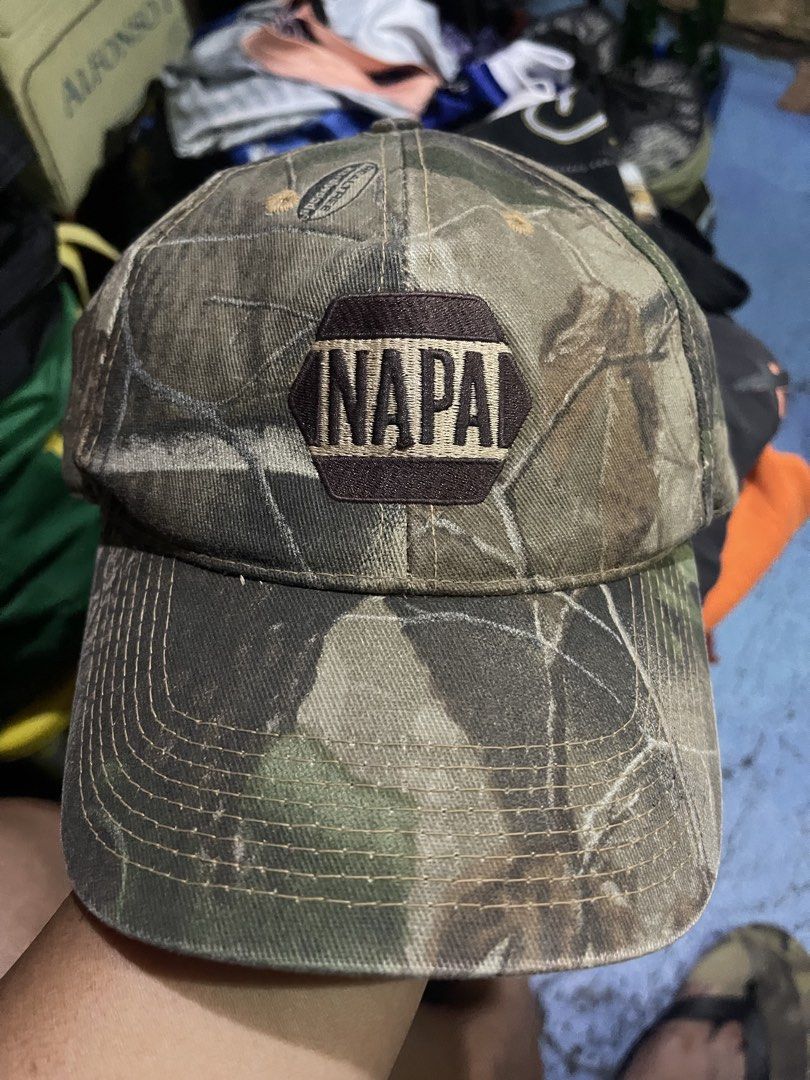 NAPA Realtree Camouflage Baseball Cap (Category: Caps & Hats) located in Mandaluyong City. Submitted by mark2pac (Listing ID 1444179118, Image 1). Description: - NAPA brand baseball cap - Realtree camouflage pattern - Classic style, great for outdoor activities or casual wear - Adjustable strap at the back for a comfortable fit.
