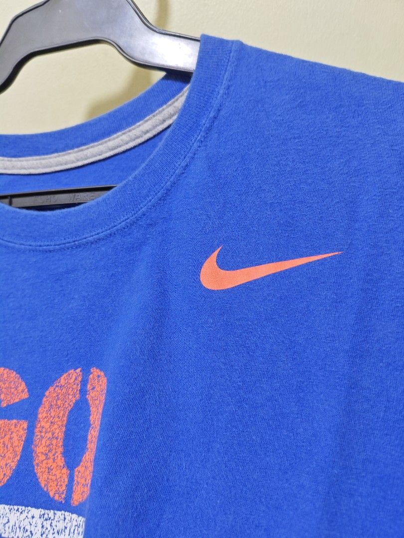 Nike Blue Go Broncos Men Tshirt (Category: Tshirts & Polo Shirts ) located in Baguio. Submitted by cool_chic (Listing ID 1444195694, Image 3). Description: Nike Blue Broncos Men Tshirt Color Rate 9/10 No Flaws Makapal Tela Cotton Need Wash Size Large Dimes 21 Width 27 Length Price P249.