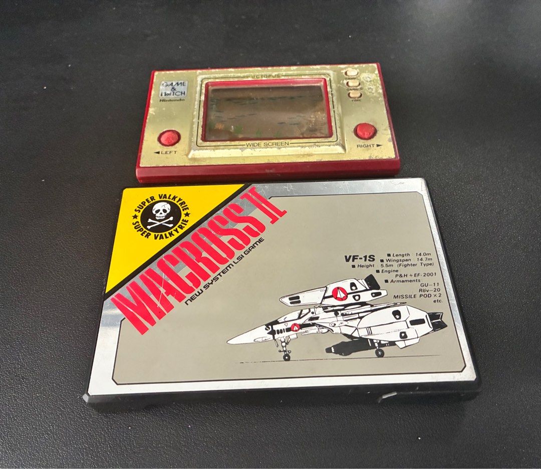 Nintendo Game & Watch Macross II LSI Game (Category: Others) located in Quezon City. Submitted by rgsph140 (Listing ID 1444276823, Image 1). Description: For Sale 🎮 Untested Items due to wala akong battery for test ! For display and restoration repair ! Selling As is or i declare as defective items ! Item Description: Macross ll /Game & Watch Octupus Pricelist: Sold-Game and Watch 1000-Macross ll Mode of Payment: Cash or Gcash Shipping: Grab/Lal