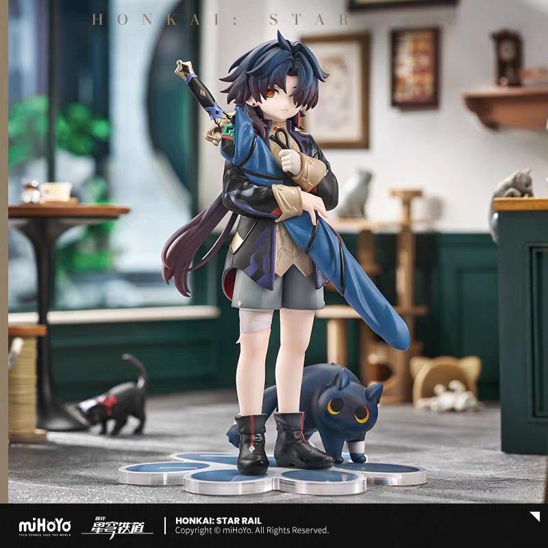 Official Honkai Star Rail Blade Tiny Cat Figure - Pre Order (Category: Designer & Blind Box Toys) located in General Mariano Alvarez. Submitted by eiimei (Listing ID 1444169854, Image 3). Description: I WONT ENTERTAIN PEOPLE WHO DOESNT READ DESCRIPTION Release: March 2027 (subject to further notice if theres a delay) ETA (PH): 1 month after release 🐈‍⬛ITEM • Blade Figure - DP: P780 / Final Payment/Remaining Balance: P3320 Product size: Approx 10