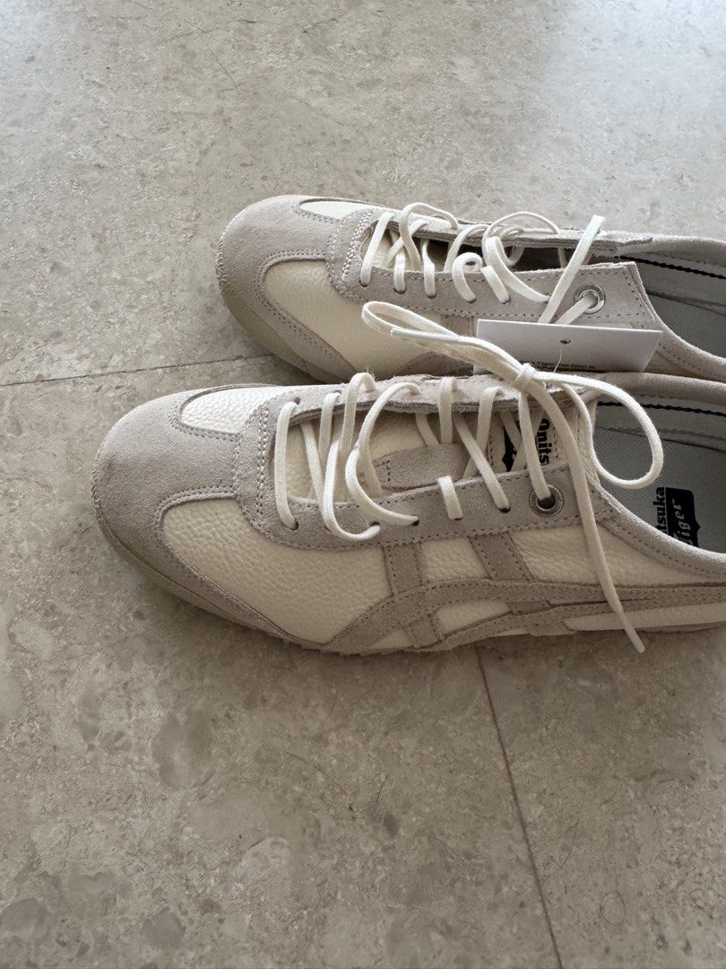 Onitsuka Tiger Mexico 66 SD Sneakers (Category: Sneakers) located in Singapore. Submitted by irya_irya (Listing ID 1444130030, Image 1). Description: - Onitsuka Tiger Mexico 66 SD from JAPAN - Color: Cream & Light Grey - Size: 23.5cm (EUR 37.5 / US 5 / UK 4) - Condition: Brand new with original tags attached - Style: Classic, perfect for everyday wear Bought wrong size for sister .