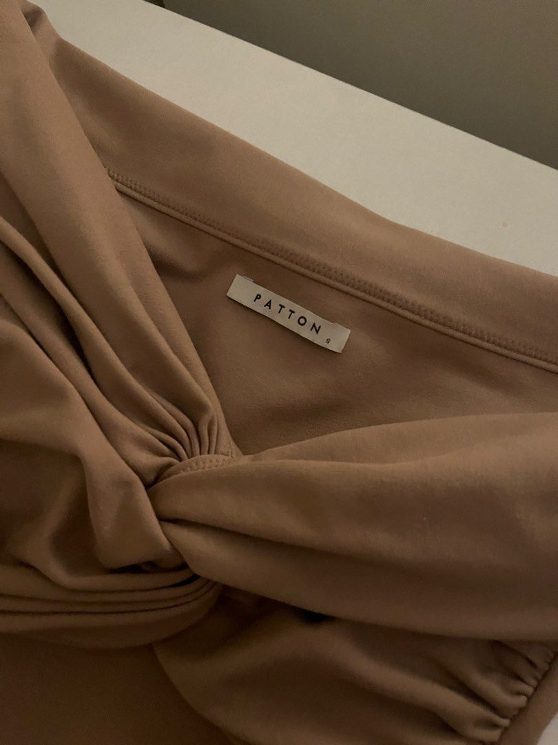 Patton off shoulder bodysuit chai (Category: Others Tops) located in Cavite. Submitted by blushandbows (Listing ID 1444233411, Image 2). Description: Used once lp already.