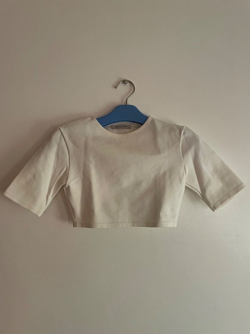 PATTON White Cropped T-Shirt Size S (Category: Shirts) located in Paranaque City. Submitted by cngaya (Listing ID 1444194942, Image 2). Description: - White cropped t-shirt from PATTON - Short sleeves, crew neck - Versatile for casual wear or layering - Pairs well with high-waisted bottoms - Please do not send me lowball offers, I would appreciate it if respect would be given to the listings. Because Carousell has a monthly message reply quota, I