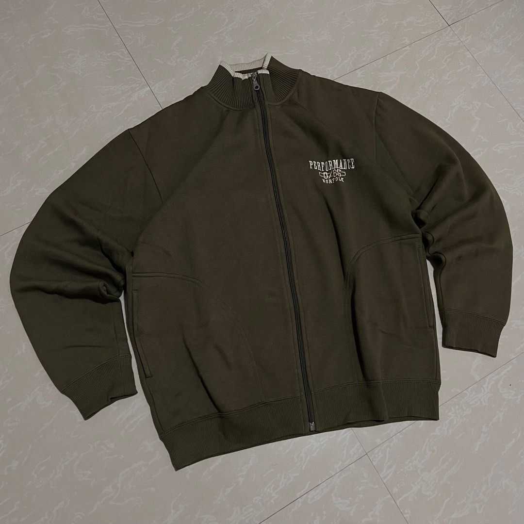 Pec Dept Athletic Track Jacket “Olive Green” (Category: Coats, Jackets and Outerwear) located in Manila. Submitted by stackorstarve (Listing ID 1444295549, Image 1). Description: Pec Dept Track Jacket W21.5 x L26 Excellent Condition ₱900 Shipped DM FOR MORE DETAILS .