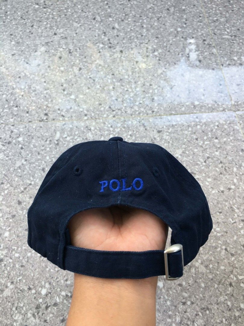 Polo Ralph Lauren Cap - White & Navy Blue (Category: Caps & Hats) located in General Santos City (Dadiangas). Submitted by mike1427 (Listing ID 1444112229, Image 3). Description: - Set of 2 Polo Ralph Lauren caps - Colors: 1 White with Navy Blue logo, 1 Navy Blue with Navy Blue logo - Features embroidered Polo logo on front - Navy cap has 'POLO' embroidery on back - Material: 100% Cotton - Size: Toddler - Aspack Ralph Lauren Caps for your kids - 