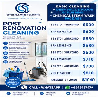 Post Renovation Cleaning Package Collection item 1