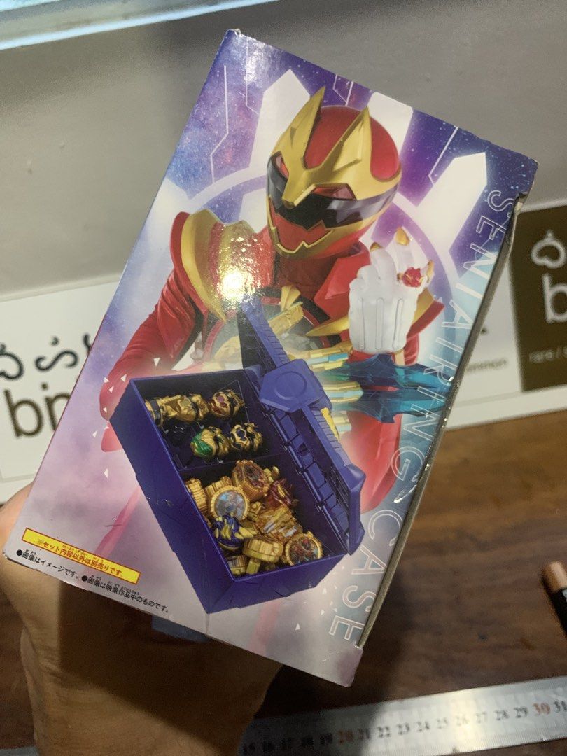 Power Ranger - Sentai Gozyuger DX - Power Ring Box (Category: Action & Battle Toys) located in Carmona. Submitted by bihira (Listing ID 1444198049, Image 2). Description: Power Ranger - Sentai Gozyuger DX - Power Ring Box - WYSIWYG - see box content - MISB / Bnew (Open Box) - Complete - Ring Box, ring stickers, 1pc ring.