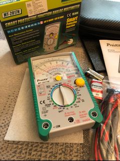 Proskit MT-2017 MT-2019 AC/DC Analog Graph Pointer Multimeter Ammeter Resistance Capacitance Diode Volt Amp Ohm hFE LED Meter495647057689323520