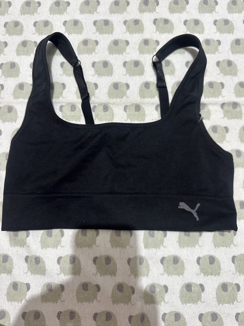 Puma Black Sports Bra (Category: Activewear) located in Santa Rosa. Submitted by babicdln (Listing ID 1444257810, Image 1). Description: Puma Sportsbra Medium W/ padslot.