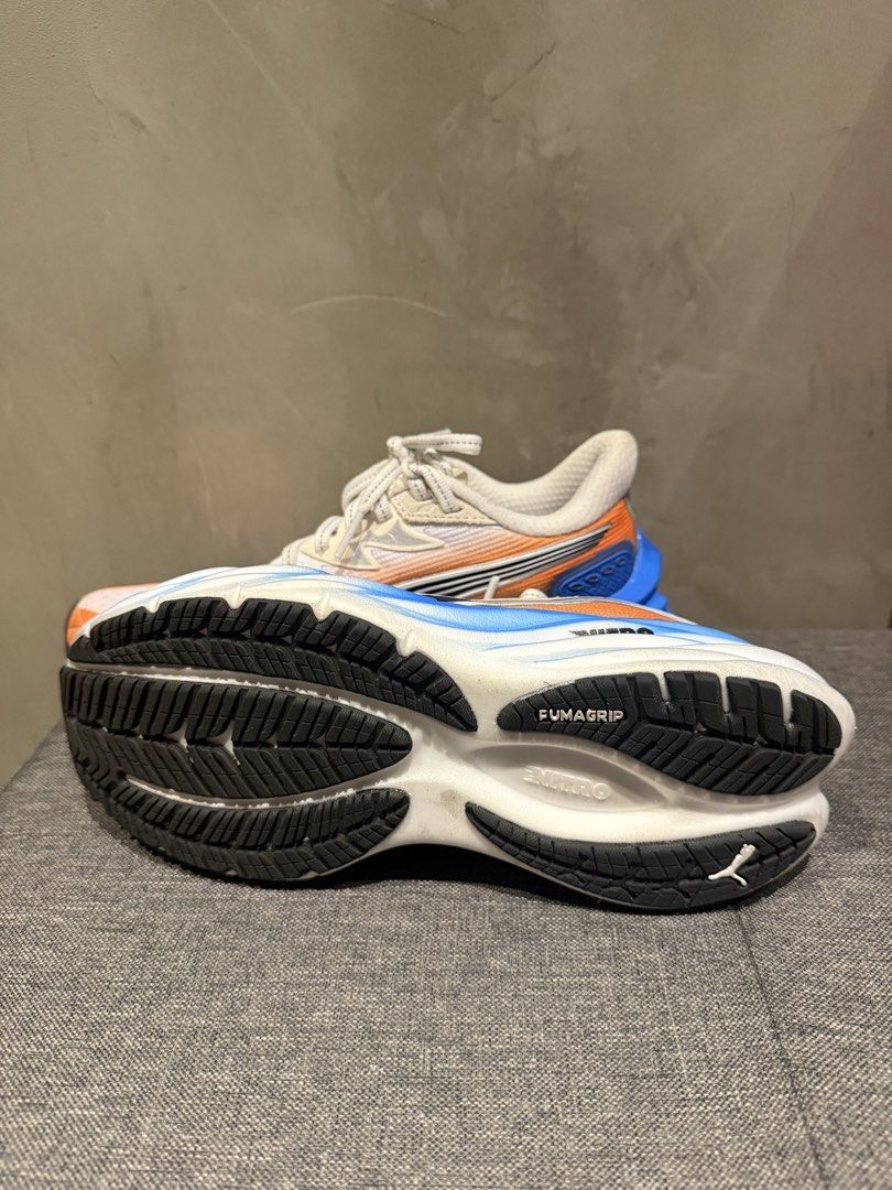 Puma Velocity Nitro 4 Ekiden (US 6) (Category: Sneakers) located in Quezon City. Submitted by falient (Listing ID 1444203443, Image 2). Description: Used 3-4 times, indoors only. Bought from Puma website, no more box. Good for gym, short runs, and Hyrox. RFS: looking to get new shoes; not a fan of the colourway, Payment via GCash, Maribank. SF c/o buyer..