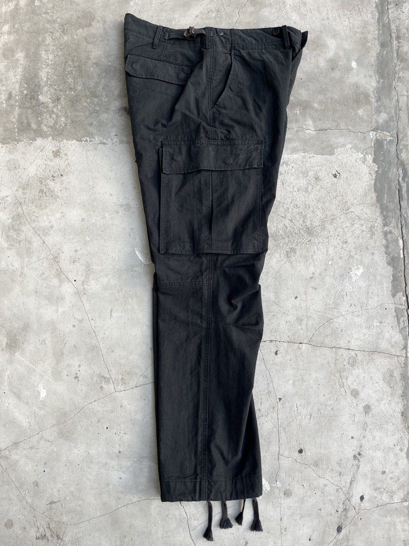 Ralph Lauren - Double RL - RRL - Ripstop Cargo Pants (Category: Trousers) located in Taguig. Submitted by chicpicked (Listing ID 1444217083, Image 3). Description: Ralph Lauren - Double RL - RRL - Ripstop Cargo Pants Black Authentic Brandnew with hangtag No flaws 32 waistline 5,000.