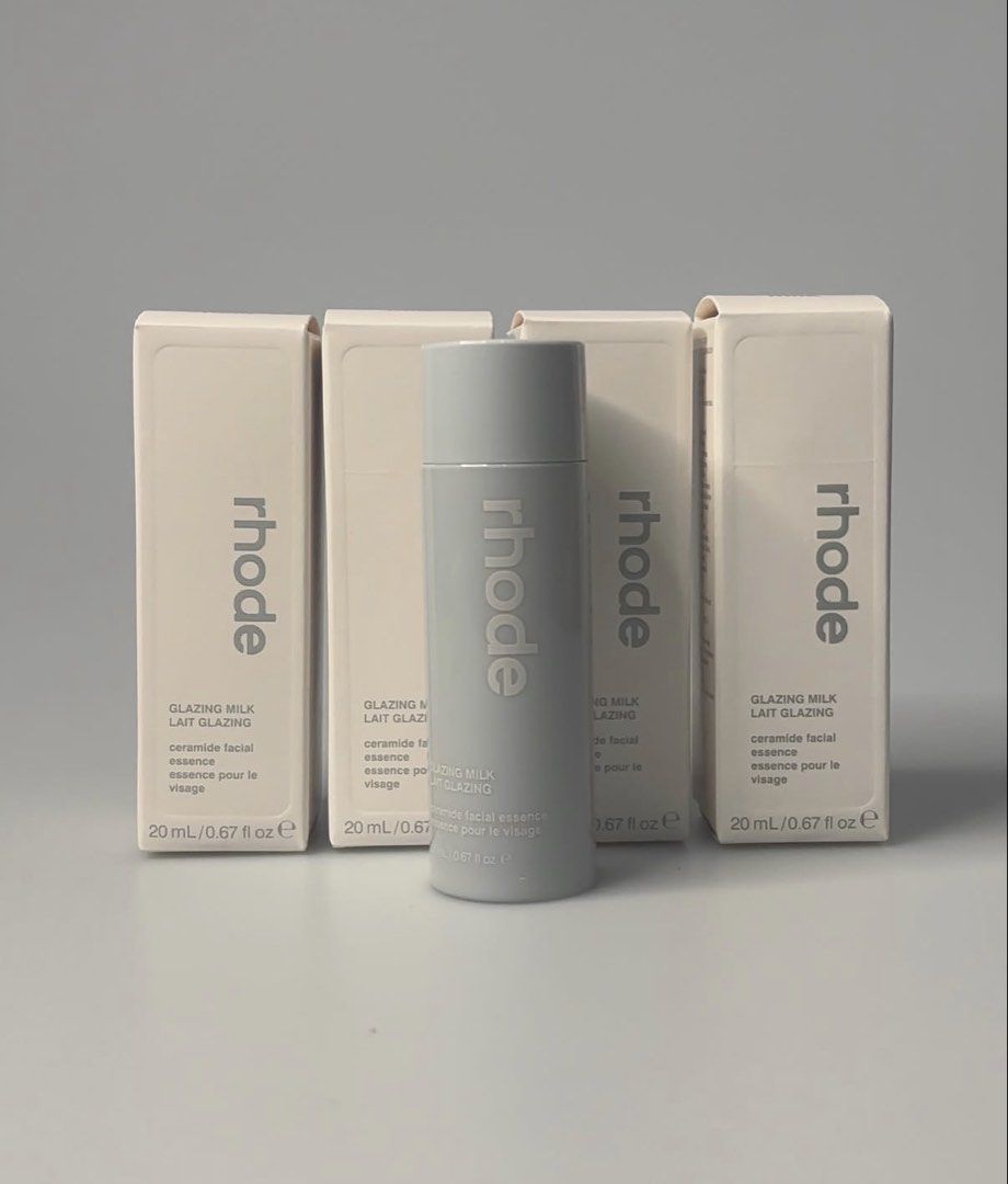 Rhode Glazing Milk (Category: Face Care) located in Bulacan. Submitted by shopwithme_23 (Listing ID 1444146804, Image 2). Description: 💯authentic (money back guaranteed if proven fake) ✅with box 20ml - 1,200 124ml - 3,000.