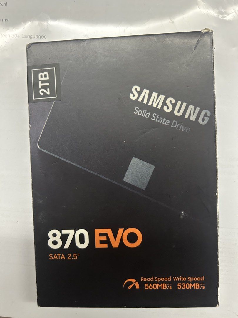 Samsung 870 EVO 2TB SSD SATA 2.5"483987970935367680