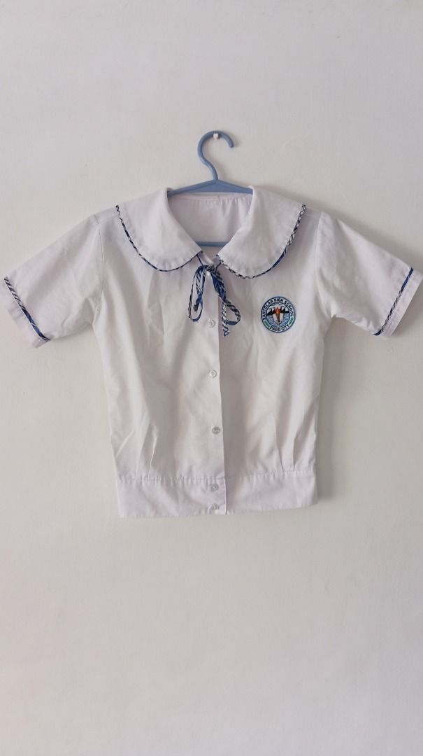 Santolan High School Uniform (Category: Sets or Coordinates) located in Pasig City. Submitted by yuminomise (Listing ID 1444221224, Image 1). Description: Ugaliing magbasa muna bago magtnong Loc: Pasig, NCR MOD: J&T/LBC/Flash/Grab/Lalamove ONLY MOP: GCash/Maya/BDO ONLY NO COD, NO Shpee Checkout, NO Meet-ups, NO House pickup Autoblock joy buyers and I do not hesitate reporting trippers or dubious accounts Check my profile for proofs of legitimacy 