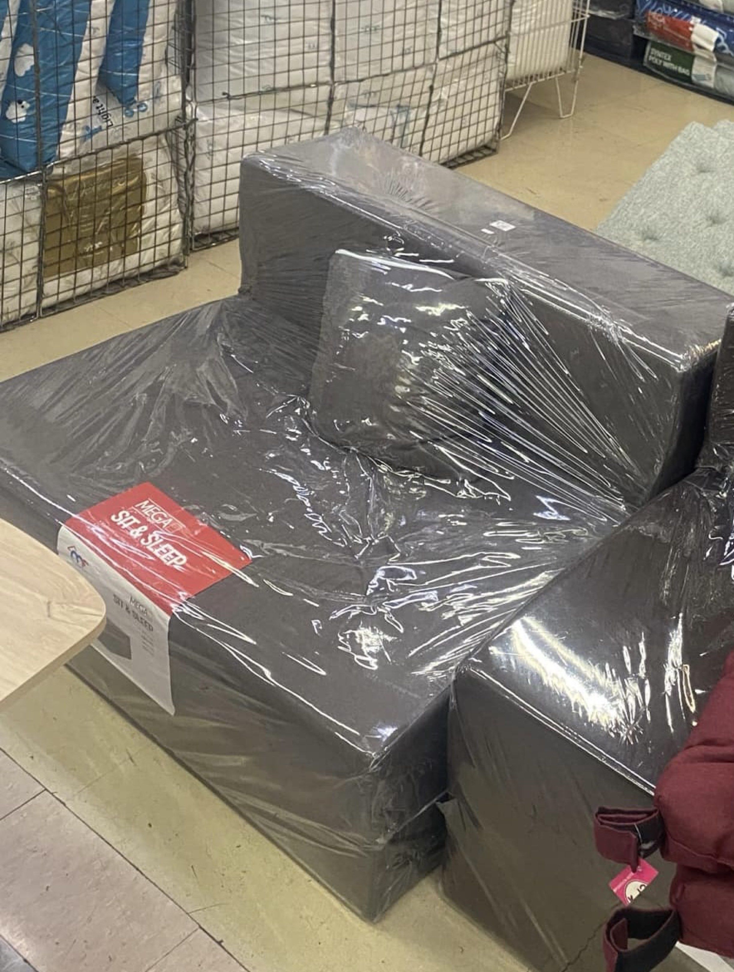 Sofa bed Mandaue Foam Gray (Category: Sofas) located in Quezon City. Submitted by jptrc (Listing ID 1444295858, Image 1). Description: Original mandaue foam sofa bed Orig price bought for ₱6000 No issue no stain like new foam is firm Size 6x36x75.