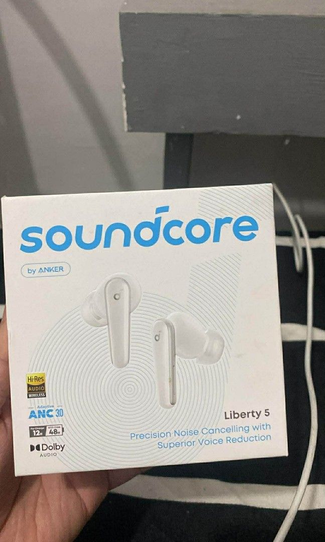 Soundcore Liberty 5 (Category: Earphones) located in Manila. Submitted by kaysondelivery (Listing ID 1444288480, Image 3). Description: ‼️FOR SALE‼️ SOUNDCORE by ANKER Brandnew & Sealed BELOW SRP 😱‼️ PM for the price.