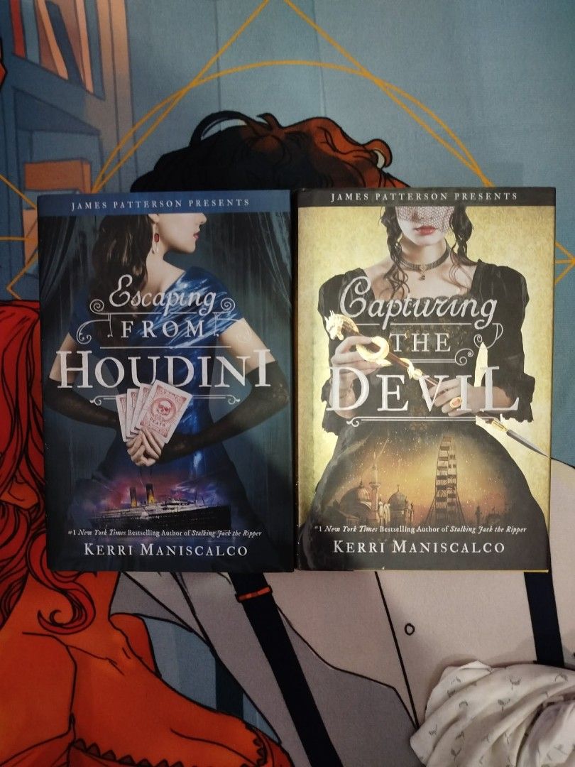Stalking Jack the Ripper Book 3&4: Escaping from Houdini & Capturing the Devil (Category: Storybooks) located in Iloilo. Submitted by k_scape (Listing ID 1444163233, Image 1). Description: ‎Stalking Jack the Ripper Book 3&4 ‎ ‎➡️ Escaping from Houdini and Capturing the Devil Set ‎Price: Php750 ‎- Sold as a Set only ‎- Tanned pages ‎ ‎DM for the condition or request for photos/video. Books are Hardbound ‎ ‎MOP: Gcash ‎MOD: LBC | × rush shipping ‎ 