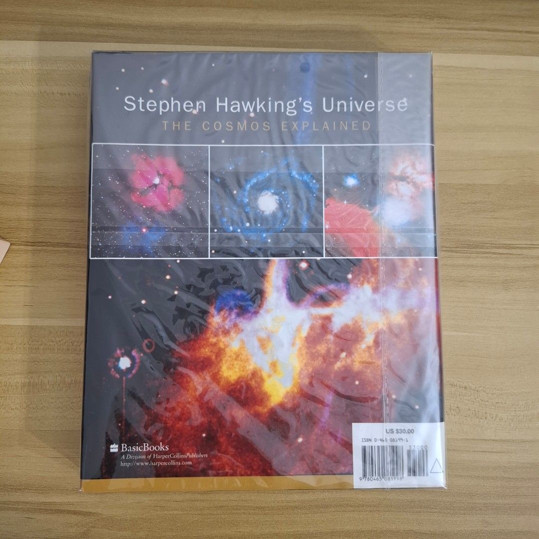 Stephen Hawking's Universe: The Cosmos Explained Book (Category: Storybooks) located in Makati City. Submitted by ly.berry (Listing ID 1444223696, Image 2). Description: Hard cover, brand new and sealed in original plastic wraipling Stephen Hawking's Universe: The Cosmos Explained book by David Filkin The authorized companion to the television series. Original price: $30 or ₱1800, bought from the US, selling for only 790!.