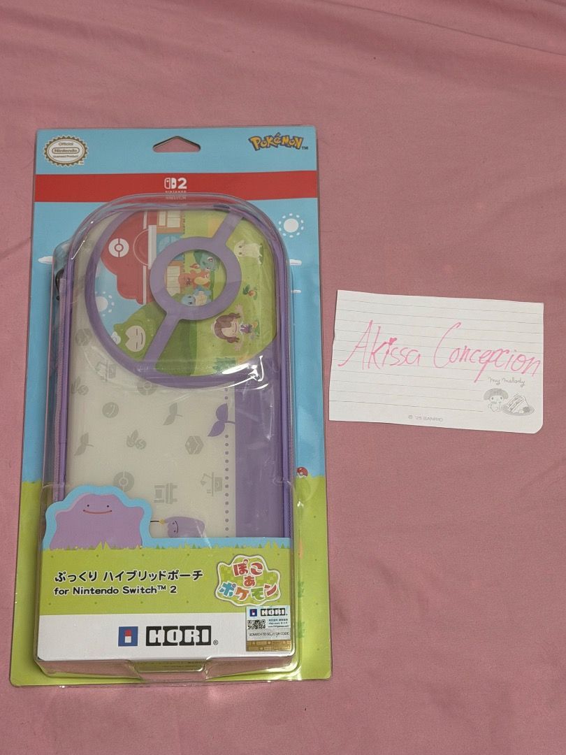 Switch 2 Case - Hori 3D Hybrid Hard Pouch Carrying Case (Pokopia) (Category: Cases & Covers) located in Davao. Submitted by akiskis (Listing ID 1442708105, Image 1). Description: FS / FOR SALE ‼️ ₱1249 Hori 3D Hard Pouch Carrying Case for Nintendo Switch 2 Accessory (Pokopia) 👾🎮 - In Good Condition - No issues, stains, tears, or damage - With original packaging - With receipt/proof of purchase RFS: My NS2 protective case does not fit, huhu 📍 L