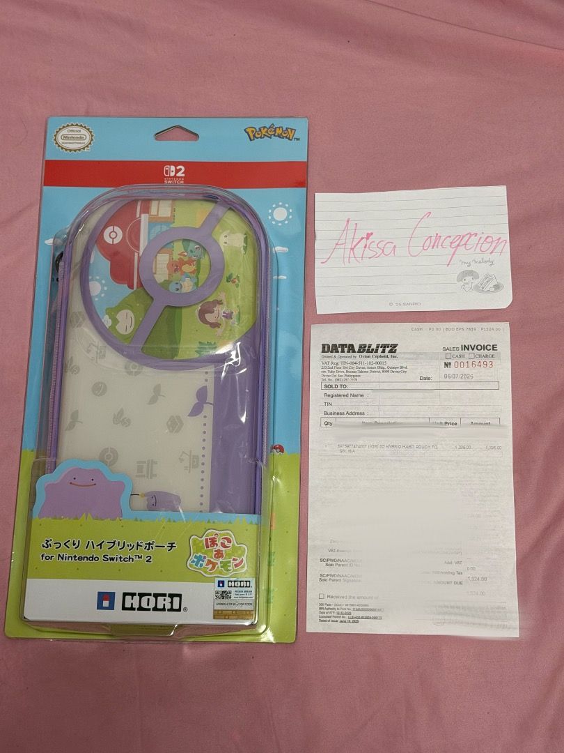 Switch 2 Case - Hori 3D Hybrid Hard Pouch Carrying Case (Pokopia) (Category: Cases & Covers) located in Davao. Submitted by akiskis (Listing ID 1442708105, Image 3). Description: FS / FOR SALE ‼️ ₱1249 Hori 3D Hard Pouch Carrying Case for Nintendo Switch 2 Accessory (Pokopia) 👾🎮 - In Good Condition - No issues, stains, tears, or damage - With original packaging - With receipt/proof of purchase RFS: My NS2 protective case does not fit, huhu 📍 L
