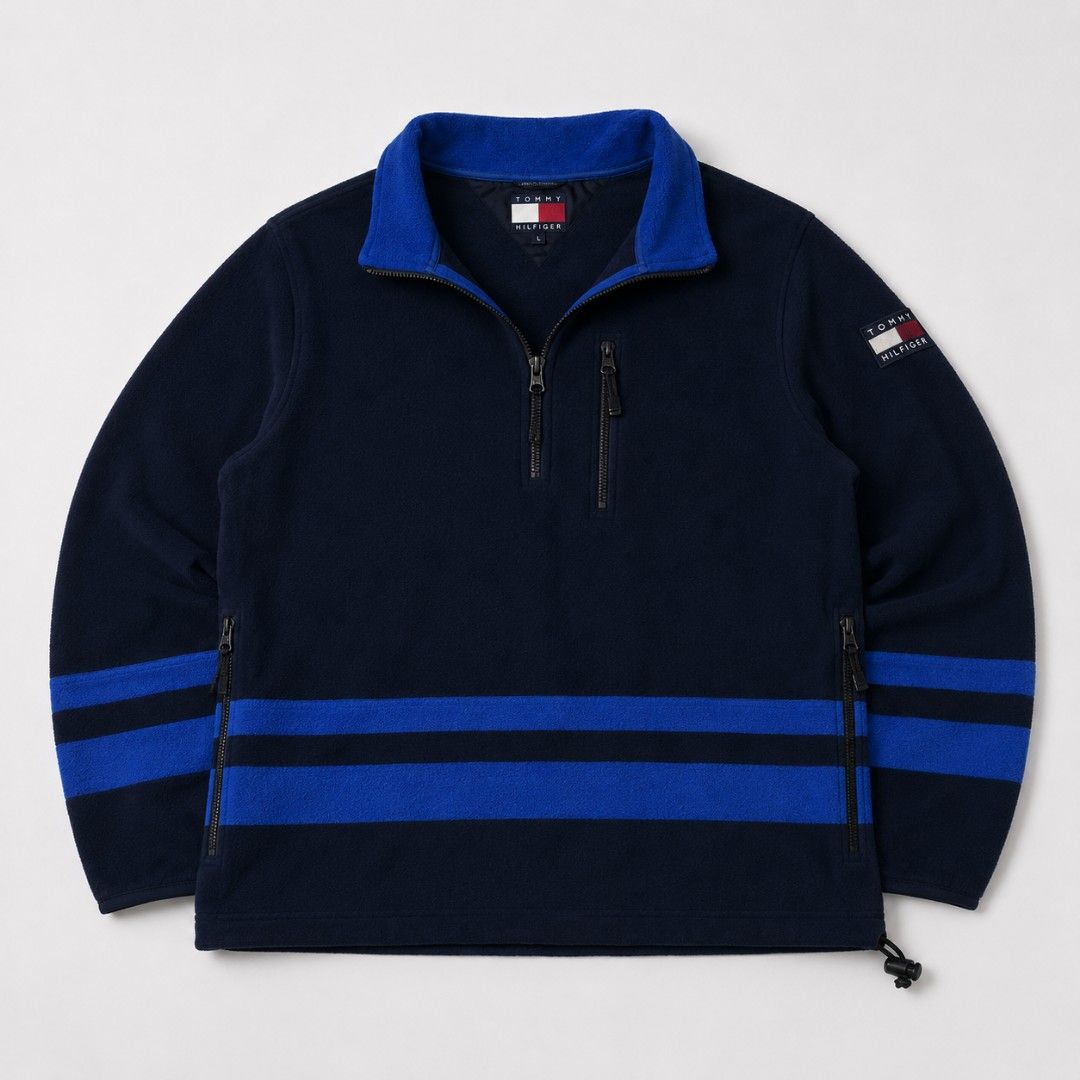 Tommy Hilfiger Half-Zip Fleece (Category: Activewear) located in San Pablo. Submitted by refitsph (Listing ID 1431760594, Image 1). Description: - Width: 24 - Length: 30.5 - Good as new.