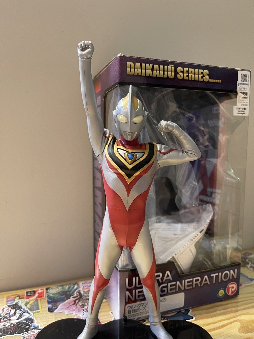 Ultraman Gaia X Plus LED Statue Toy Figure Nt Dyna Tiga (Category: Toy Figures) located in Singapore. Submitted by mthobbyshop (Listing ID 1444142090, Image 4). Description: • Selling as I have an additional copy • Brought back with me from Japan • Original Box & Manual • LED Light up function .