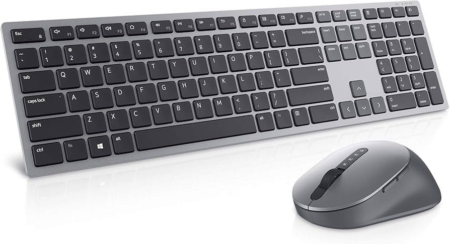 Wireless Keyboard and Mouse Combo - Grey484120437960878080