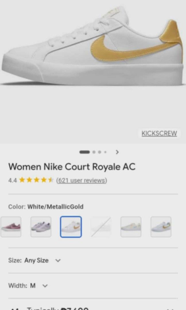 WMNS NIKE COURT ROYALE (Category: Sneakers) located in Manila. Submitted by katbeauty (Listing ID 1444191696, Image 3). Description: Unused need to dispose asap.