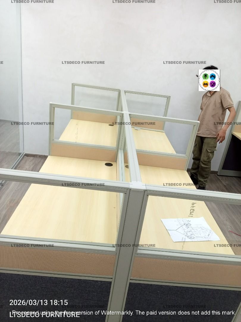 workstation table desk office partition furnitures customized (Category: Office Furniture & Fixtures) located in Quezon City. Submitted by louisa.ltsdeco (Listing ID 1444160560, Image 2). Description: 👉Are you looking for WORKSTATION, MODULAR CUBICLES OFFICE PARTITION, and OFFICE FURNITURE SUPPLIER? LTSDECO Furniture, is direct supplier, manufacturer, and trusted provider of high quality, affordable and durable modular office divider partition, 