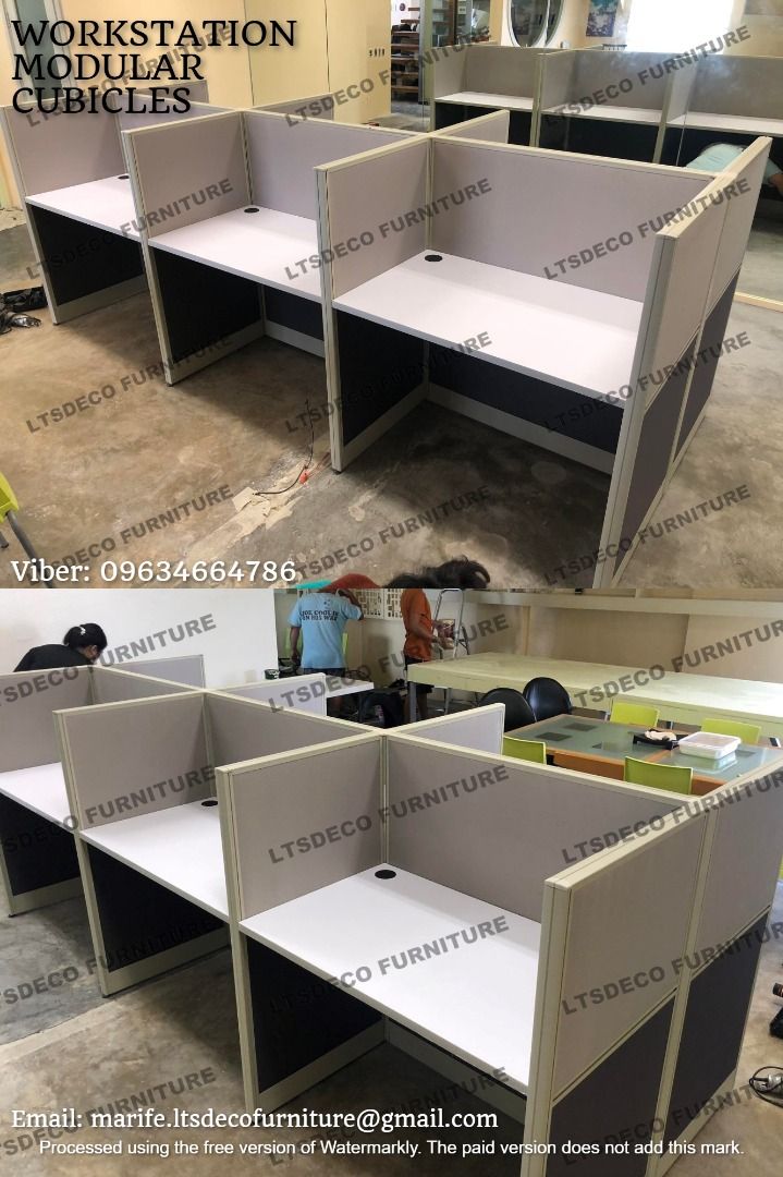 WORKSTATION TABLE DESK OFFICE PARTITION FURNITURES (Category: Office Furniture & Fixtures) located in Quezon City. Submitted by abbiedy (Listing ID 1444171149, Image 2). Description: 👉Are you looking for WORKSTATION, MODULAR CUBICLES OFFICE PARTITION, and OFFICE FURNITURE SUPPLIER? LTSDECO Furniture, is direct supplier, manufacturer, and trusted provider of high quality, affordable and durable modular office divider partition, home and office fu
