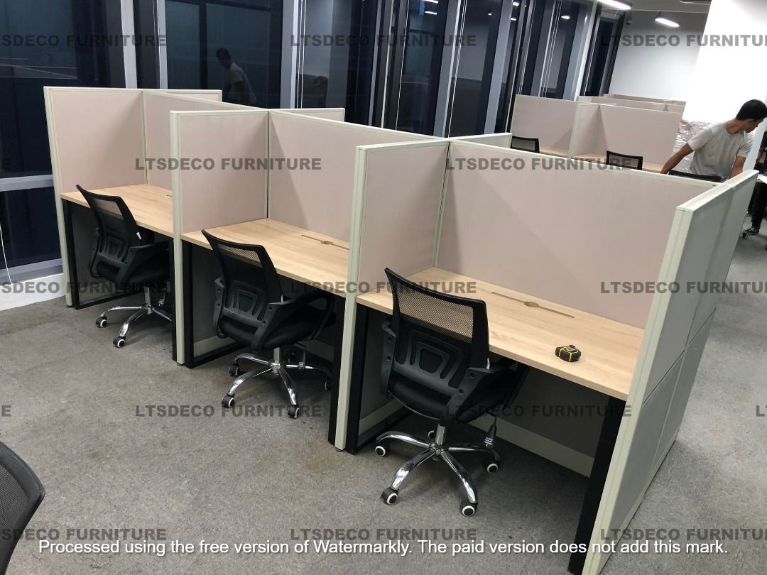 workstation tables office partition furnitures (Category: Office Furniture & Fixtures) located in Caloocan City. Submitted by cheska.ltsdeco (Listing ID 1444163623, Image 2). Description: 👉Are you looking for WORKSTATION, MODULAR CUBICLES OFFICE PARTITION, and OFFICE FURNITURE SUPPLIER? LTSDECO Furniture, is direct supplier, manufacturer, and trusted provider of high quality, affordable and durable modular office divider partition, home and offi