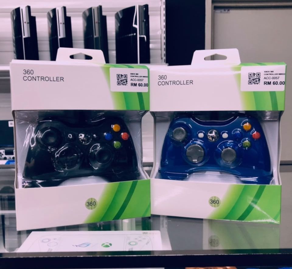 XBox 360 Controller (Category: Controllers) located in Petaling Jaya. Submitted by aikilyugaming (Listing ID 1444237801, Image 1). Description: Xbox 360 Wired Controller OEM Price : RM99 ✅ Controller ✅ Battery Berminat boleh hubungi kami👇🏻 📞 Aikilyu Gaming 0174219633 📍 Address: 5-1, Jalan Camar 4/5A, Seksyen 4 Kota Damansara, Kota Damansara, 47810 Petaling Jaya, Selangor 📌 Business Hour: Tues to Sat : 10.30am - 7.30pm Sun : 10am - 6pm Mon : 