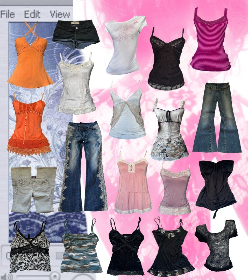 Y2k early 2000s mcbling alt alternative gothic dark coquette grunge punk streetwear tops bottoms pants shorts - playboy juicy couture victorias secret, baby phat, metal mulisha socal vintage skull wing guess bcbg sanrio tripp nyc (Category: Shirts) located in Manila. Submitted by sowya (Listing ID 1444184497, Image 2). Description: Hi everyone! Pinkgin.ph insta got suspended so i was not able to upload my recent drop Currently waiting for meta to