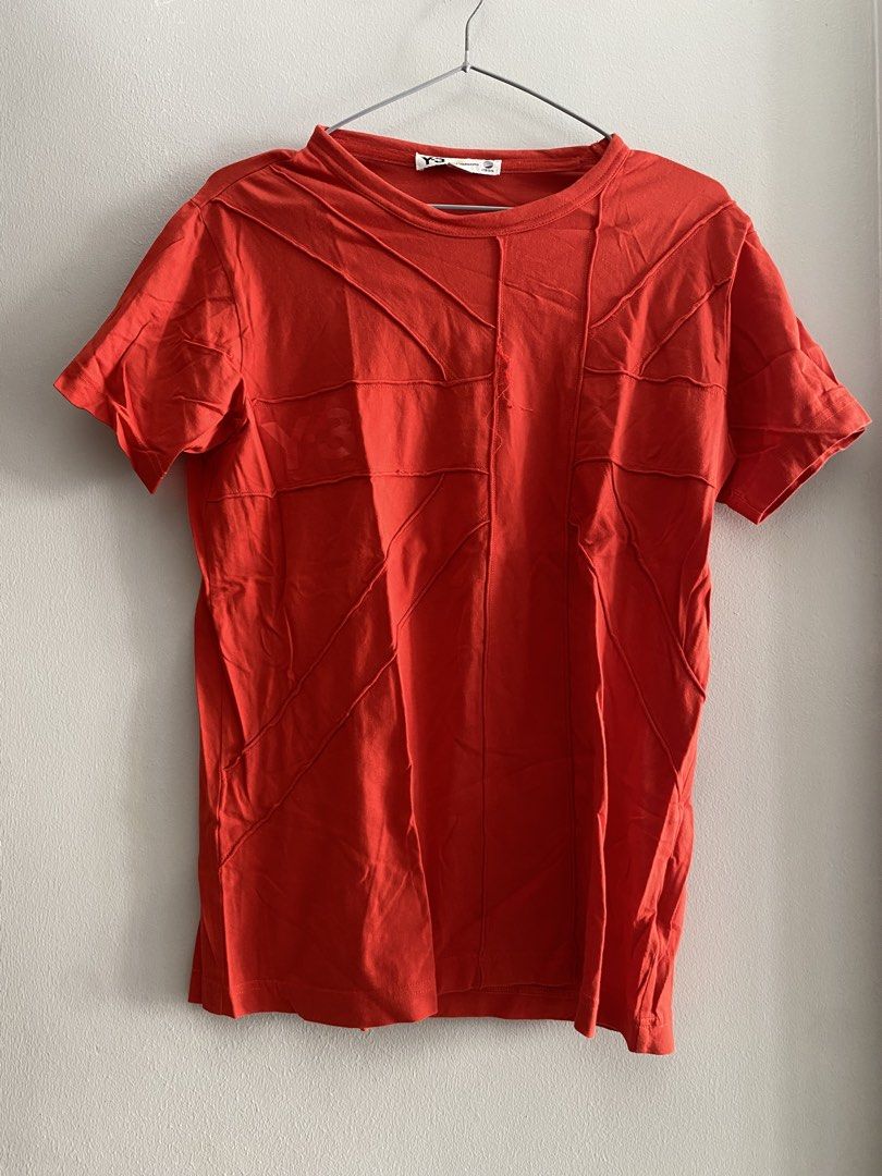 Y-3 adidas Yohji Yamamoto W42608 AAU002 Orange Union Jack T-shirt 2011 (Category: Tshirts & Polo Shirts ) located in Paranaque City. Submitted by sccloset.ph (Listing ID 1444130140, Image 1). Description: - The Spring/Summer 2011 Y-3 collection was strongly inspired by “UK rock” and “British” culture, including a runway show featuring live music by the British rock band “The Duke Spirit.” This Union Jack (British flag) motif directly expresses th