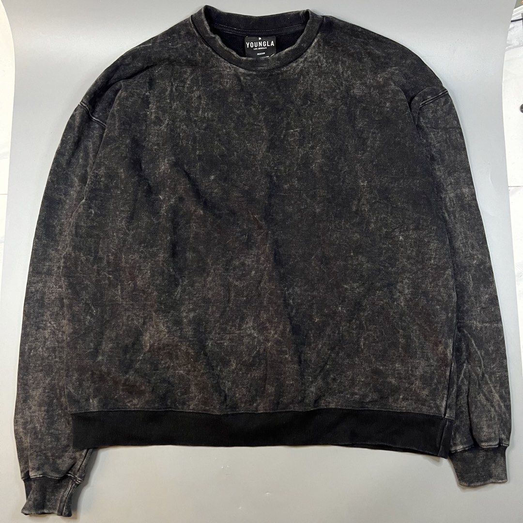 YoungLa - Dyed Crewneck Sweatshirt (Category: Coats, Jackets and Outerwear) located in Paranaque City. Submitted by millennial_goodz (Listing ID 1444281806, Image 1). Description: WTS YoungLa - Dyed Crewneck Sweatshirt Size Medium Dimensions: 26" Width / 26.5" Length Excellent condition Authentic P1,499 only DM.