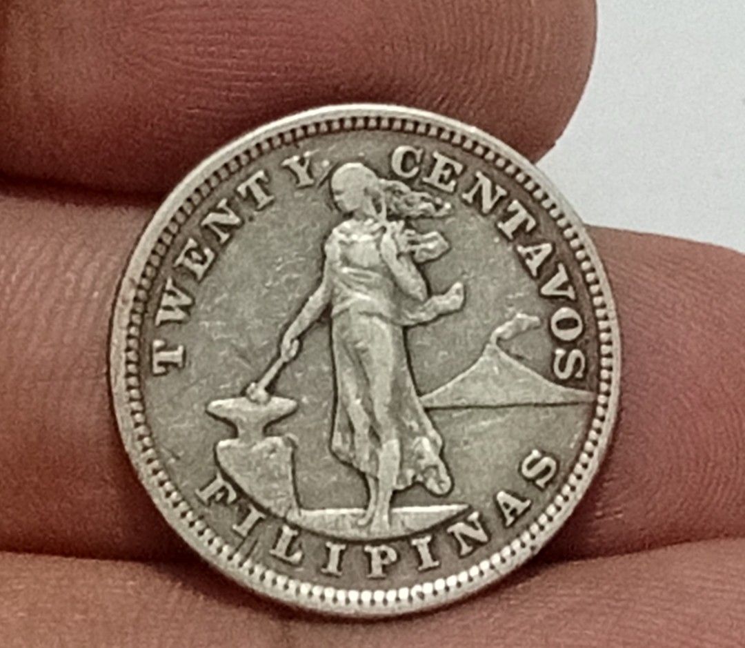 1903 20 Centavos USPI Philippine Silver(90%) Coin (Category: Currency) located in Lipa City. Submitted by mark_collections (Listing ID 1444321086, Image 2). Description: 1903 20 Centavos USPI Philippine Silver(90%) Coin Mode of Payment: Gcash.
