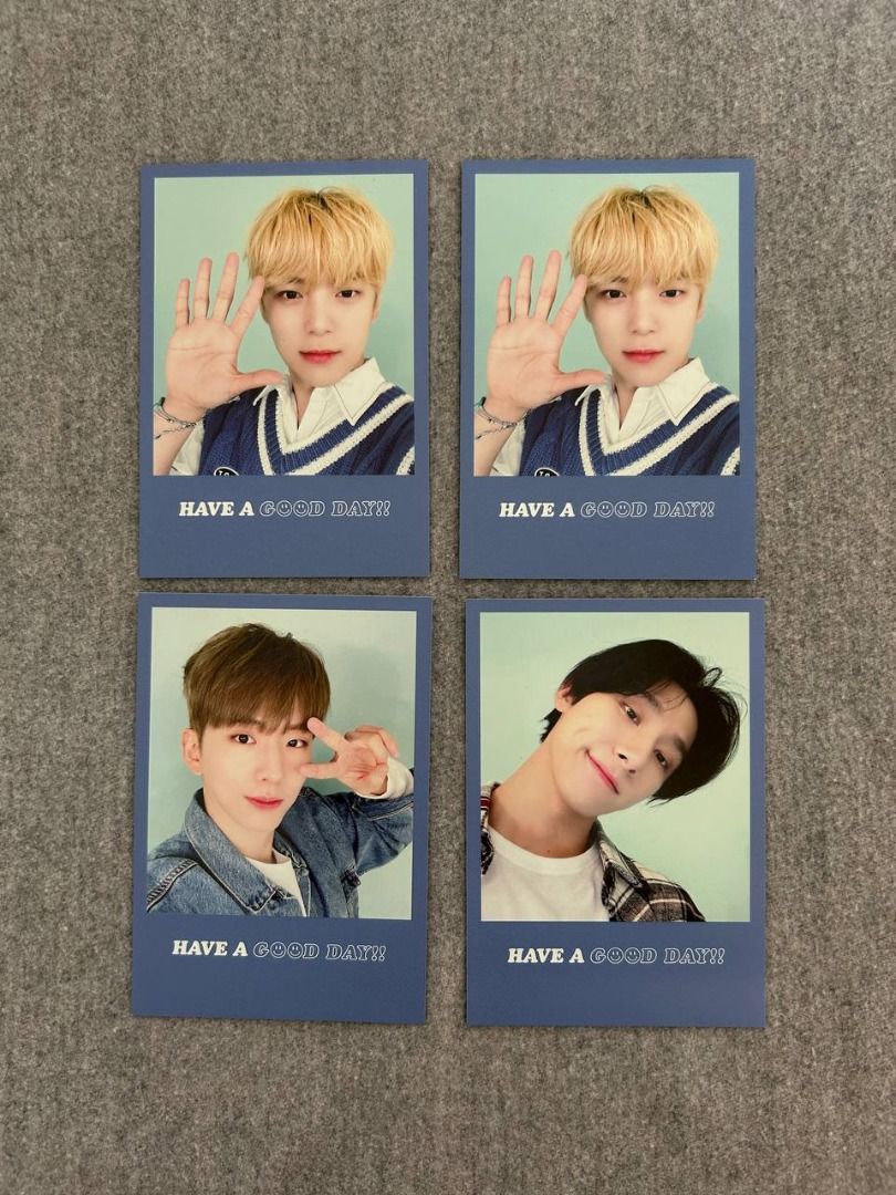 2021 Monsta X Seasons Greetings Inclusions (Category: K-Wave Merchandise) located in Muntinlupa City. Submitted by repurposisters (Listing ID 1444390539, Image 2). Description: 2021 Monsta X Seasons Greetings Inclusions Photocards- PHP 100 each ✅✅ Minhyuk ✅ Kihyun ID Photo- PHP 40 each ✅✅ Minhyuk (Blue) ✅✅ Minhyuk (Orange) ✅ Kihyun (Blue) Polaroids-PHP 80 each ✅✅ Minhyuk ✅ Kihyun ✅ I.M. Postcards- PHP 80 each ✅✅ Minhyuk ✅ Kihyun ✅ I.M. Minhyuk Se