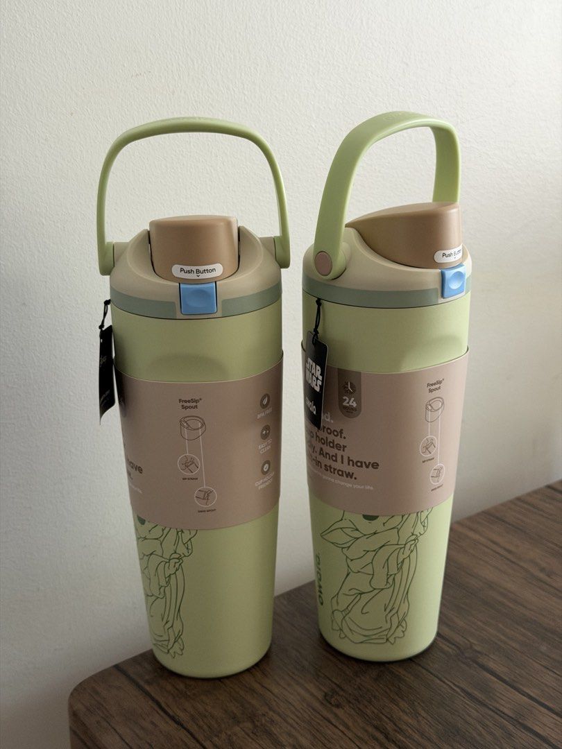 30oz Owala Freesip Sway Grogu (Category: Water Bottles & Tumblers) located in Manila. Submitted by lemoncart.ph (Listing ID 1444398733, Image 3). Description: -brand new - 100% authentic - no dents/scratches Shipping: grab, lalamove, lbc.