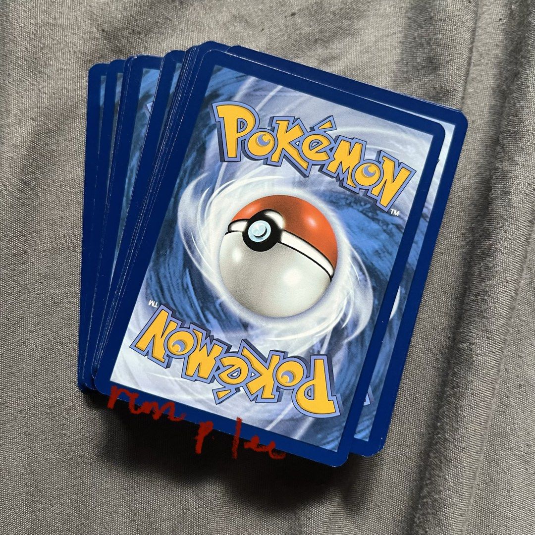 42pcs Pokemon TCG English Bulk (Category: Raw Singles) located in Quezon City. Submitted by r_e__m___ (Listing ID 1444366360, Image 2). Description: 42 english pokemon cards • approx 2php each • SOLD AS SET ONLY • with dupes (these are my extras) • common and uncommon only can ship via j&t for less than ₱50 only (if within ncr) this is onhand and ready to ship :).