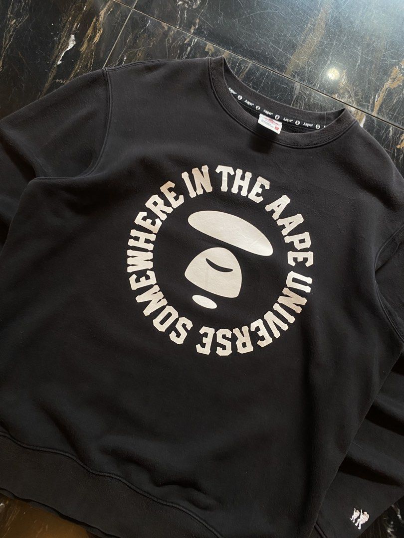 AAPE by A Bathing Ape Sweatshirt (Category: Coats, Jackets and Outerwear) located in Abucay. Submitted by ukaystream (Listing ID 1444395391, Image 2). Description: NEGOTIABLE‼️ Size: L Width: 24 Length: 27 Issue (s): None Condition: 9/10 Direct Personal Message for Offers Just Swipe for Other Details Washed and Ready to Wear We Can Ship Nation Wide‼️.
