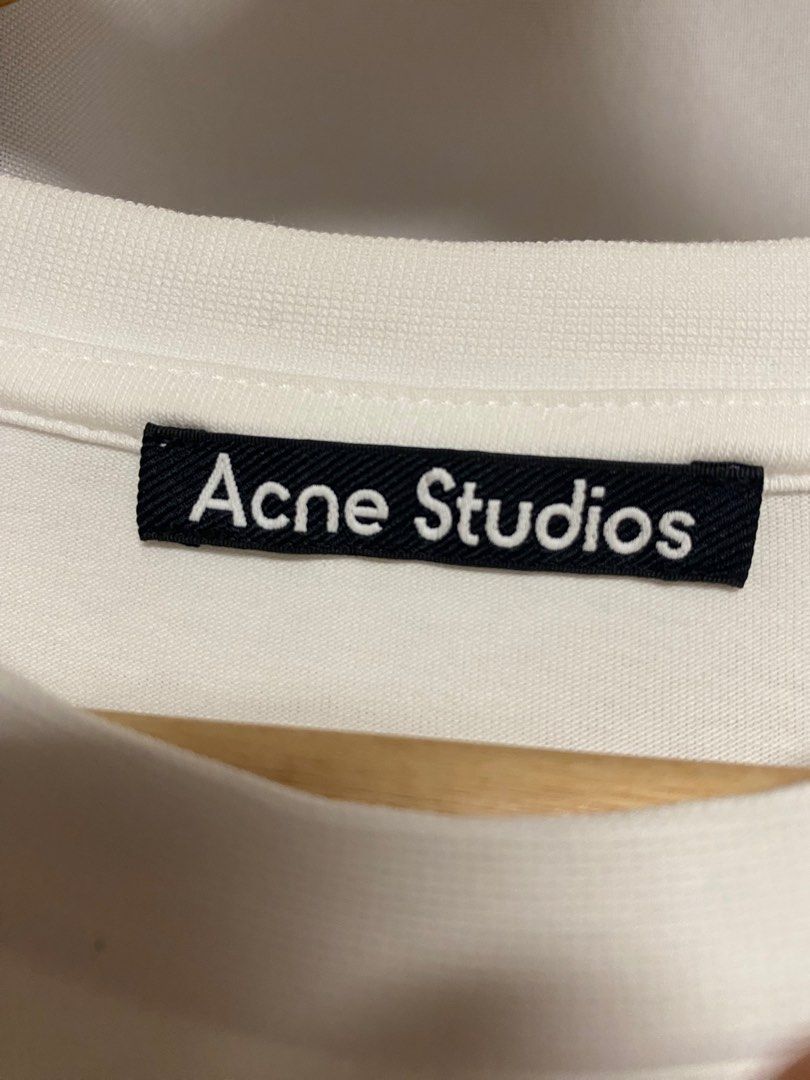 Acne Studios Shirt (Category: Tshirts & Polo Shirts ) located in Cabuyao City. Submitted by ukaythriftshirt (Listing ID 1444491732, Image 2). Description: Acne Studios Shirt Good as new Large Dimes 22-27.5 Color rate 9/10 No issue cut wash tag Looks legit - 380.