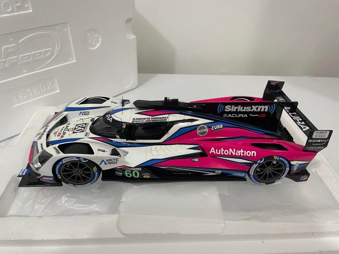 Acura ARX-05 DPi Diecast Model Car (Category: Vehicle & Diecast Models) located in Del Monte. Submitted by wingg7 (Listing ID 1444445055, Image 2). Description: CLEARANCE SALE! FOR RACING ENTHUSIAST! Acura ARX-06 GTP #60 MEYER SHANK RACING 2023 IMSA DAYTONA 24 HRS WINNER BEFORE: ₱12,900 NOW ONLY: ₱4,600 As is where is Location:3/F Game of Toys S2, Shoppesville Plus Payment: GCash, BDO, Cash look for jack. - Model: Acura ARX-05 DPi - Livery: AutoN
