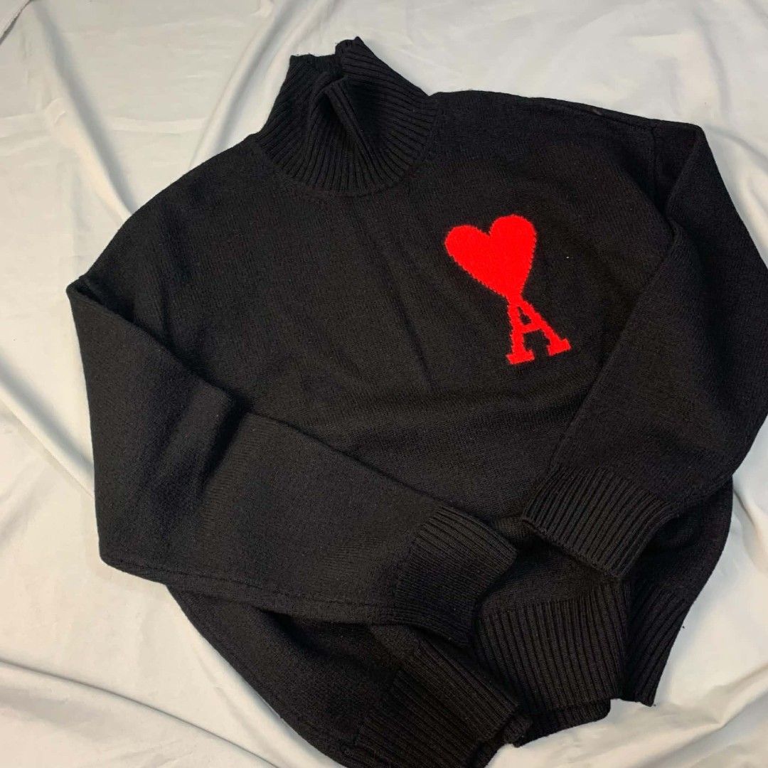Ami turtle neck wool sweater (Category: Coats, Jackets and Outerwear) located in Manila. Submitted by cold_stuff (Listing ID 1444323218, Image 2). Description: Good as new L on tag, fit up to XL 26x29.5.