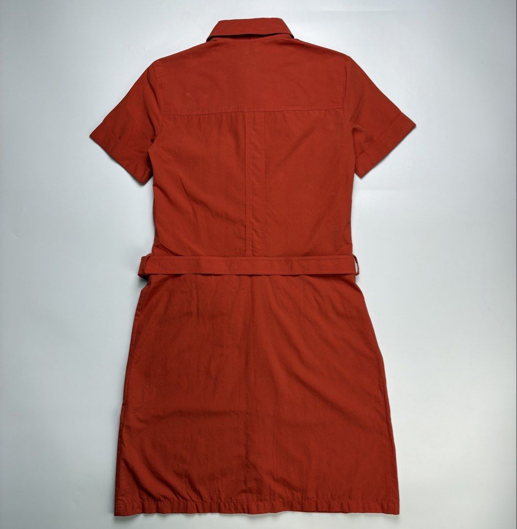 A.P.C Utility Shirt Dress (Category: Dresses) located in Cavite. Submitted by sc_rcity (Listing ID 1444449218, Image 2). Description: Tagged Size : 36| Small Women’s Authentic Like New No Flaw Made in Tunisia Complete with belt No Inclusion Width 17 Length 36 Shoulder 13.5 Sleeve 7.5.