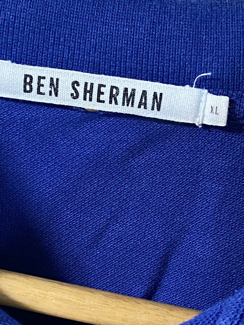 Ben Sherman Blue 100% Cotton Polo Shirt Size XL (Category: Tshirts & Polo Shirts ) located in Navotas City. Submitted by bayxsell (Listing ID 1444484804, Image 3). Description: - Classic blue Ben Sherman polo shirt - Made from 100% comfortable cotton - Iconic embroidered Ben Sherman logo on chest - Subtle red and blue trim detail on collar and cuffs - Perfect for casual wear - Style code: MC12113.