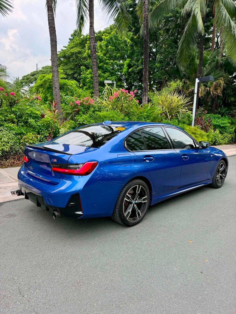 BMW 318i MSport Auto (Category: Used Cars) located in Manila. Submitted by quality_cars (Listing ID 1444483748, Image 3). Description: FOR SALE‼️ 2024 BMW 318i M sport Only 1 in the market BMW blue metallic Low mileage Very pristine condition First owner acquired BMW casa maintained Installed with PPF upon release from casa 90% threadlife tires Original M sport mags Original M sport badges Original M sport exhaust tip Installed with rear spoiler 