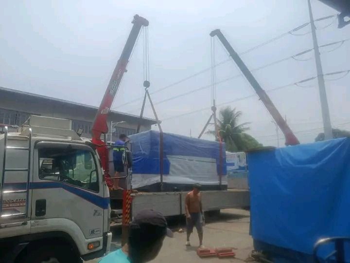 Boom truck for rent (Category: Construction Tools & Equipment) located in Caloocan City. Submitted by 9971048074 (Listing ID 1444329844, Image 1). Description: BOOMTRUCK FOR RENT AVAILABLE FOR 👇👇👇 LOADING UNLODING LIFTING POLE ERECTION MOB/DEMOB TRANSPORT ANY POINT.